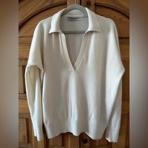 ALLSAINTS CASHMERE OLLOR POLO size Med